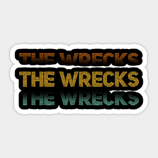 Distressed Vintage - The Wrecks Sticker